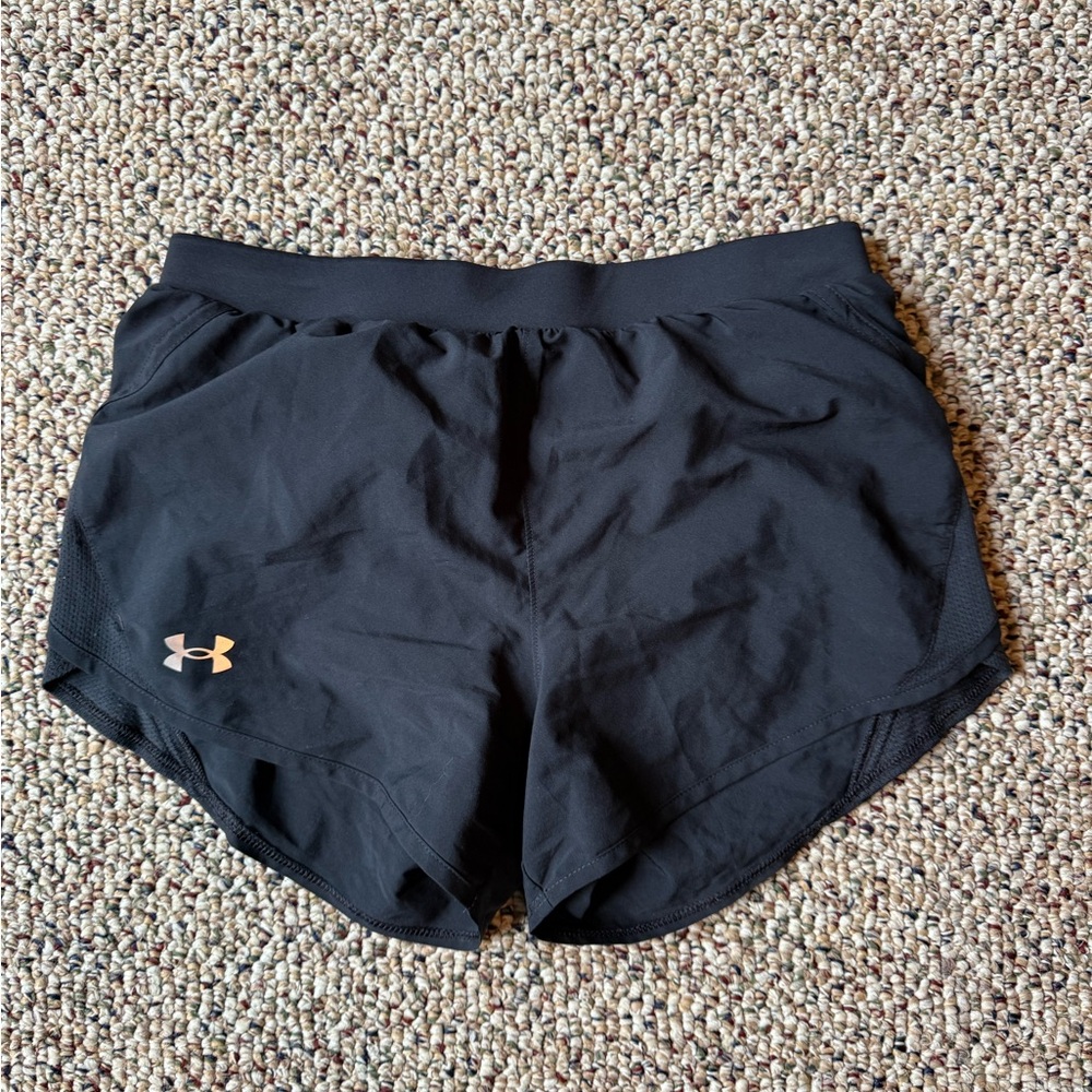 Under Armour Women's Black Athletic Shorts - Picture 1 of 3
